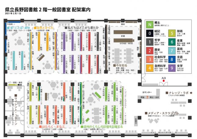 配架案内マップ