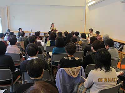 朗読駅伝の様子1